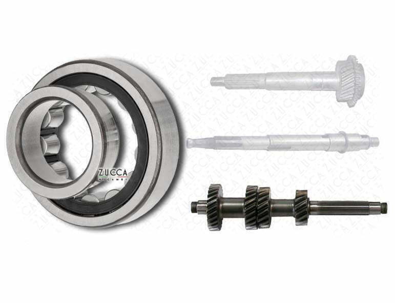 KIT ALBERO CUSCINETTO TAMBURO POSTERIORE COMPATIBILE ASCIUGATRICE - Foto 8