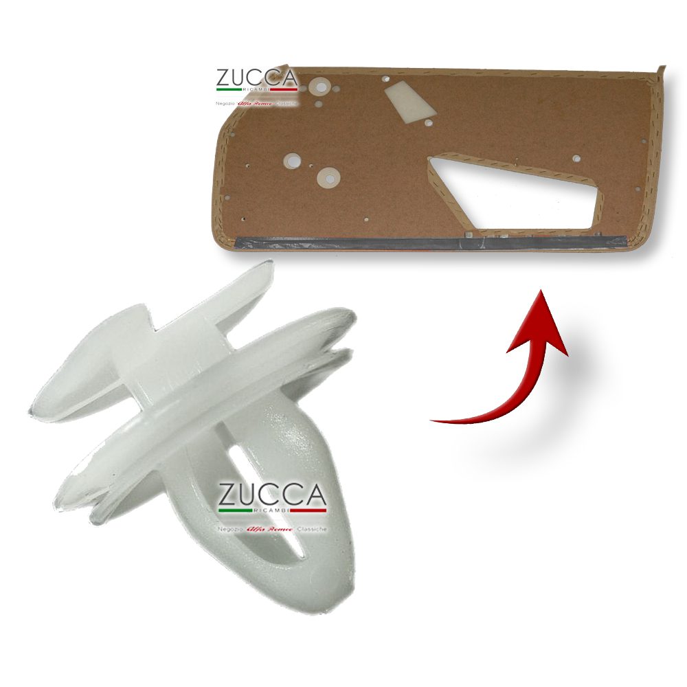 10 Clip Per Pannello Porta Auto Con Guarnizione – In Nylon, Compatibili Con Ford E Jaguar (S-Type, X-Type), Dimensioni 15x7,5x32,5 Mm