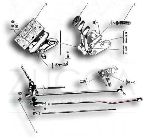 Schema Pedaliera 101 Veloce