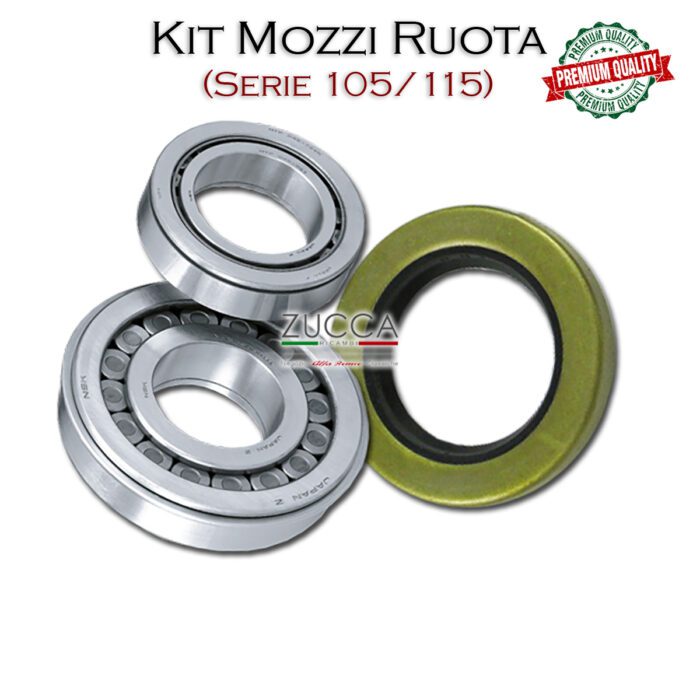 Kit Cuscinetti Mozzo Anteriore (1900 - 750/101 - 105/115) - "Alta Qualità"
