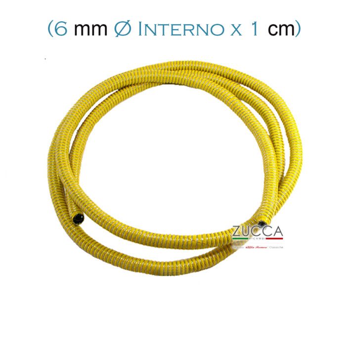 Tubo Carburante "Spirale in Metallo" (6 mm Ø Interno X 1 cm)