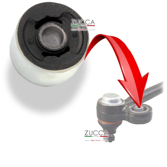 Boccola Braccetto Alto - Lato Ruota (Serie 105/115) "Altezza 23 mm"