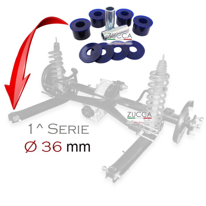 Kit Boccole Puntoni Post. "36 mm" - Lato Telaio (105 - 1^ Serie) "Poly"