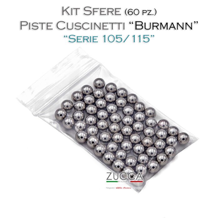 Kit Sfere (54 pz.) - Piantone Interno Burman (Serie 105 / 115)