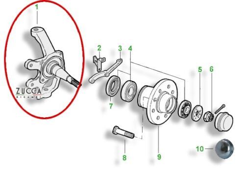 Fuso a Snodo "Sinistro" (105 / 115 - 1.750 / 2.000 cc)