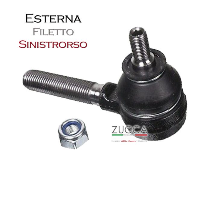 Testina Sterzo Esterna Filettatura Sinistrorsa (Serie 105/115)