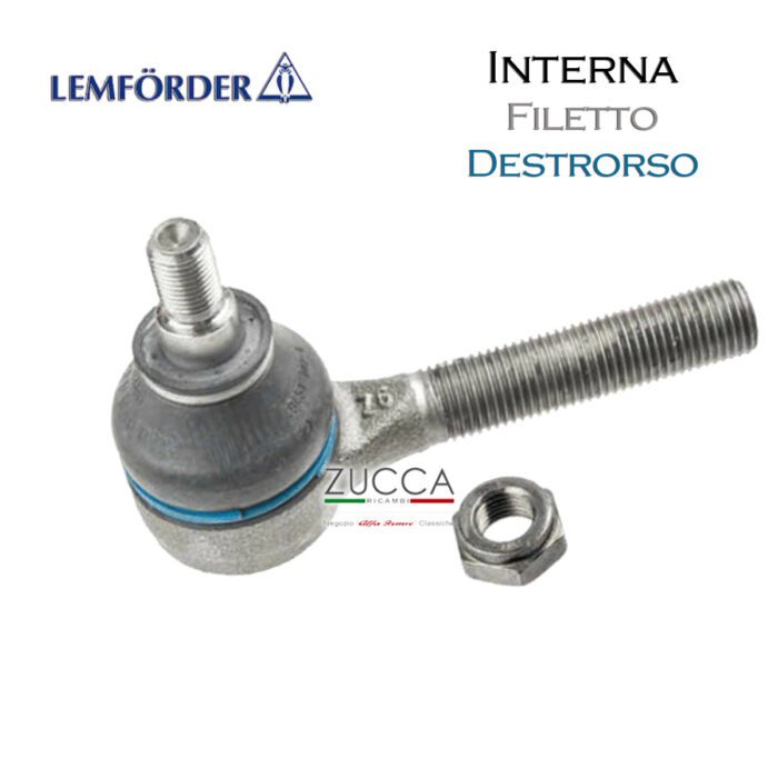 Testina Sterzo Interna - Filettatura DX (Serie 105 / 115) "Lemförder"