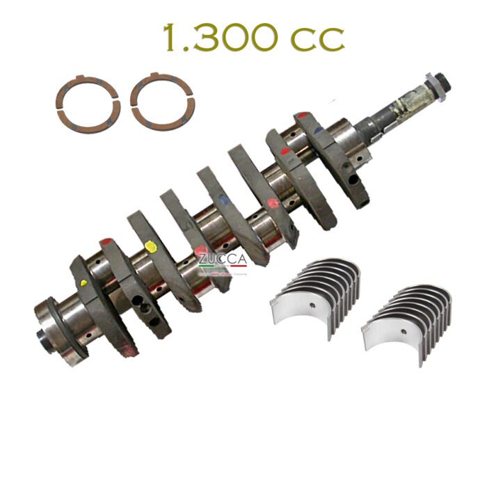 Albero Motore + Bronzine & Spallamenti (1.300 cc) "Corsa 75 mm" - RIGENERATO