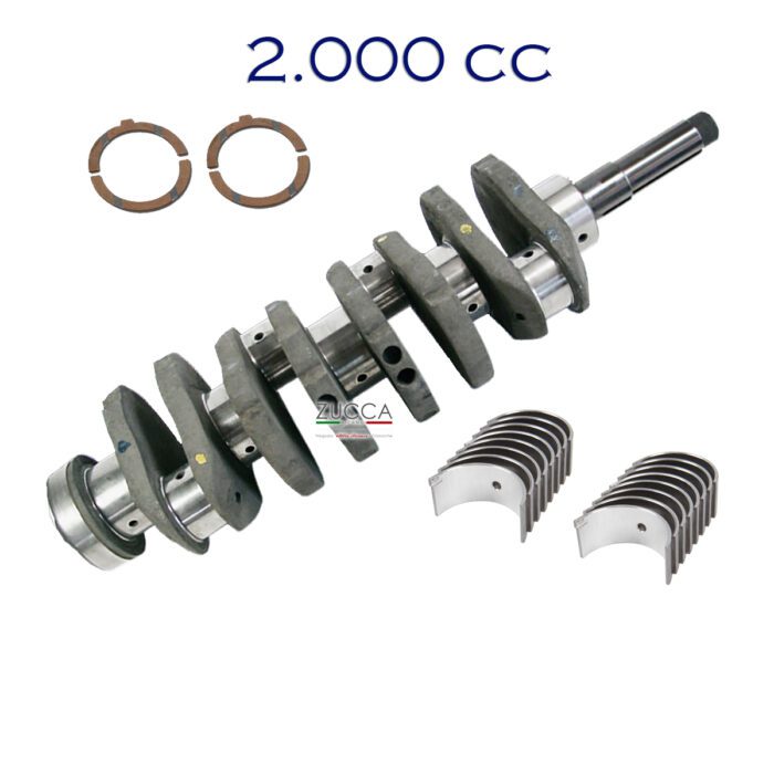 Albero Motore + Bronzine & Spallamenti (2.000 cc) "Corsa 88,5 mm" - RIGENERATO