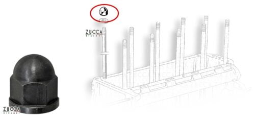 Dado Brunito Testata SW17 Alfa Romeo - Schema