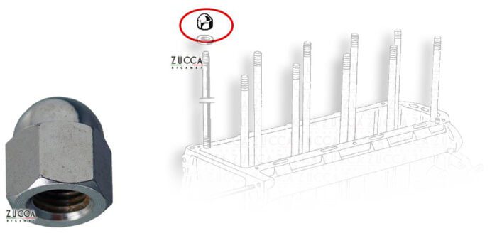 Dado Testata - SW 17 mm Cromato - Alfa Romeo