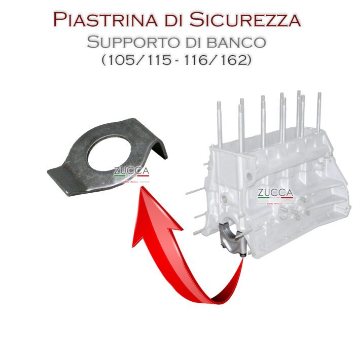 Piastrina di Bloccaggio - Supporto di Banco Post. (105/115 - 116/162)