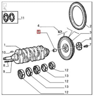 Schema Boccola Volano Alfa Romeo