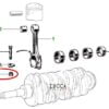 dado Bielle Alfa Romeo - schema