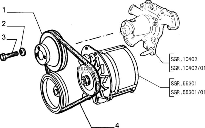 Cinghia Alternatore (9.5x725 mm)