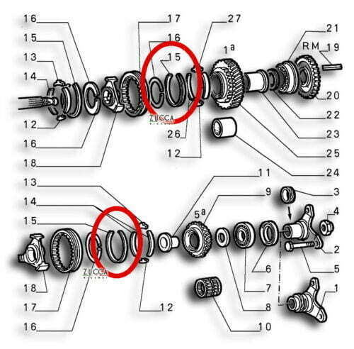 SCHEMA Anello Sincronizzatore Alfa Romeo Bialbero