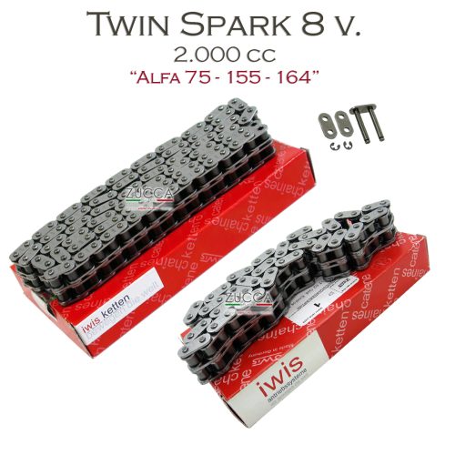 Catena di Distribuzione Lunga + Corta (75/155/164 - 2.000cc Twin Spark 8 v)