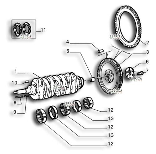 Schema Volano Alfa Romeo