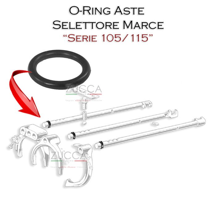 Asta Selettore Cambio O-Ring (Serie 101 - 105 / 115)