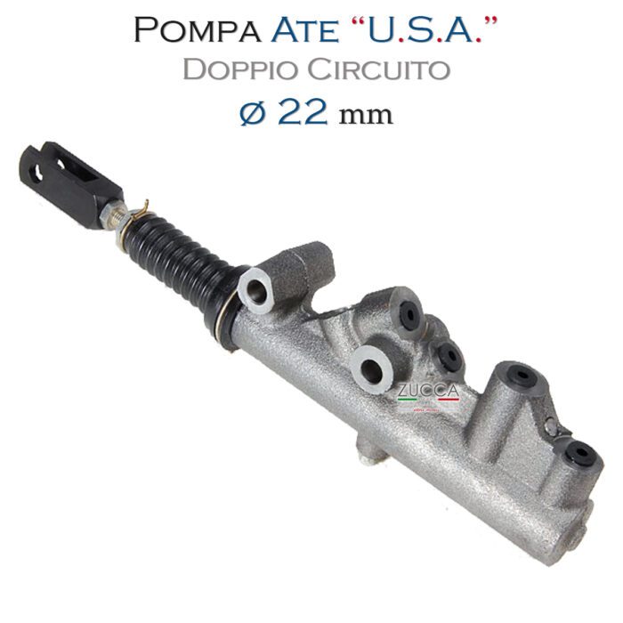 Pompa Freni “Pedaliera BASSA” – Tipo: U.S.A. (S. 105 - 1.750 cc) Doppio Circuito
