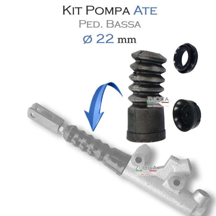 Kit Pompa Freni 22 mm - Sistema ATE (Serie: 105 Pedaliera BASSA) Con Servofreno