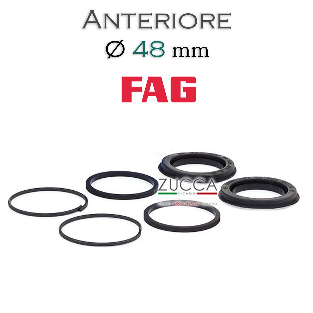Kit Revisione - 1 Pinza Freno Ant. Ø48mm "Premium FAG" (105/115/116/162)