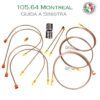 Kit Tubi Freno Rigidi (105.64 Montreal) "Rame"
