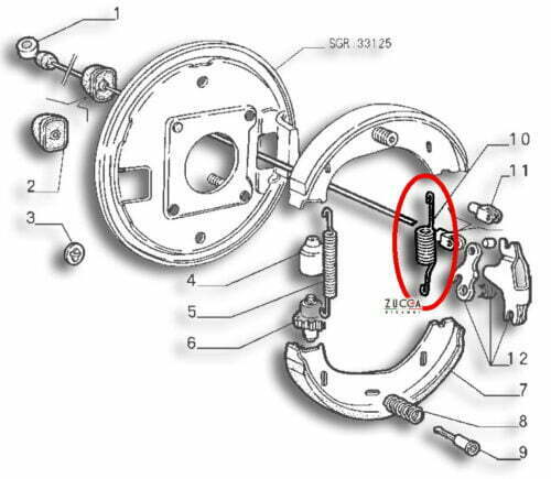 molla di Trazione Ganascia Alfa Romeo 105