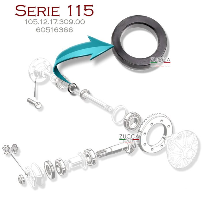 Ghiera Cuscinetti Semiassi (115 - 2^ Serie)