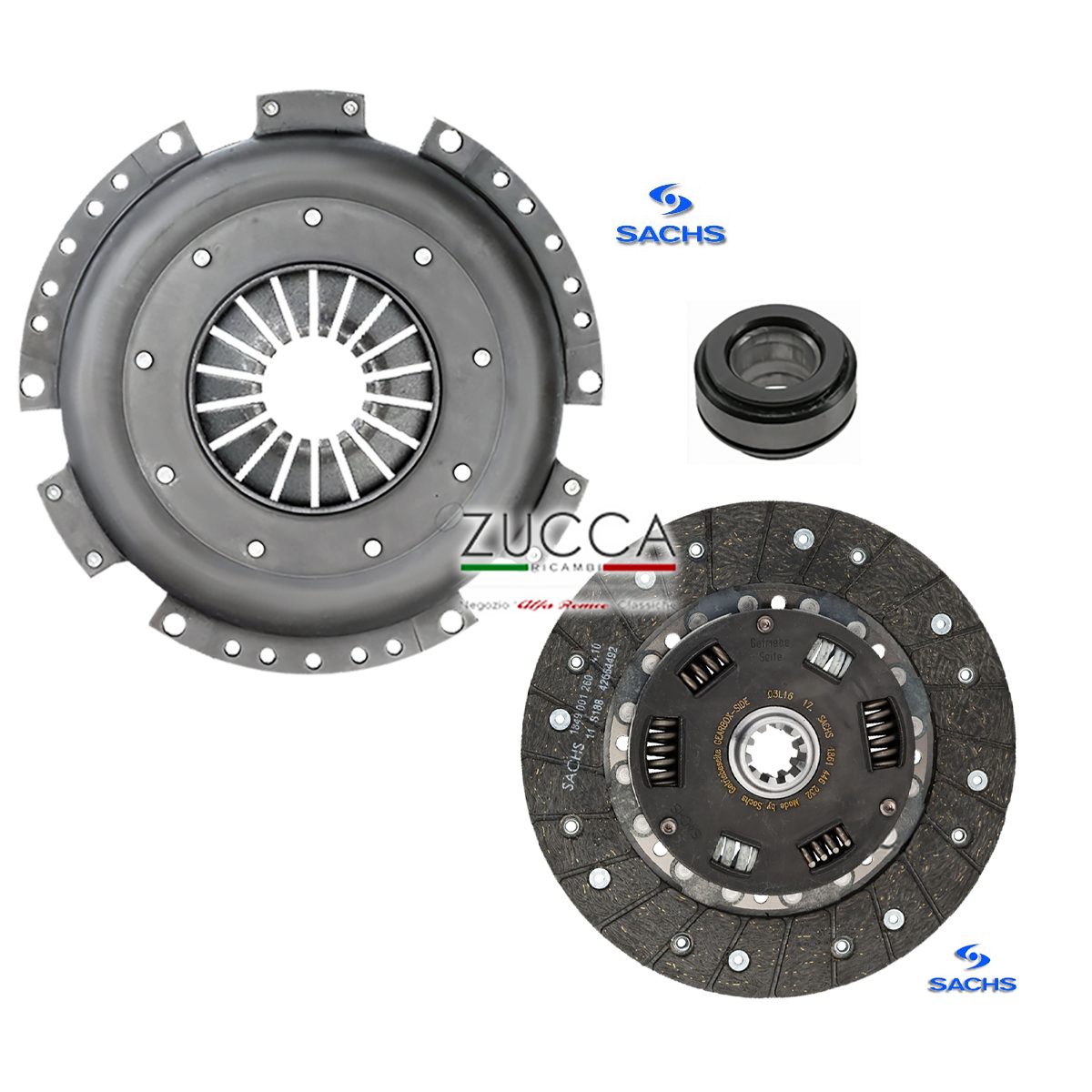 Kit Frizione Idraulica 215 mm (Serie 105/115) Fichtel e Sachs