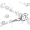 Alfa Romeo Serie 105 - Schema asse posteriore