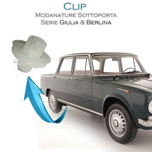 Clip Cornice Sottoporta (Giulia Super/Nuova - Berlina 1750/2000)