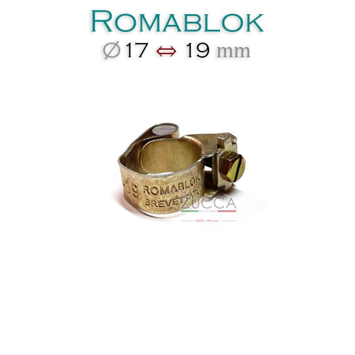 Fascetta Manicotto "Romablok" Ø 17 ⇔ 19 mm