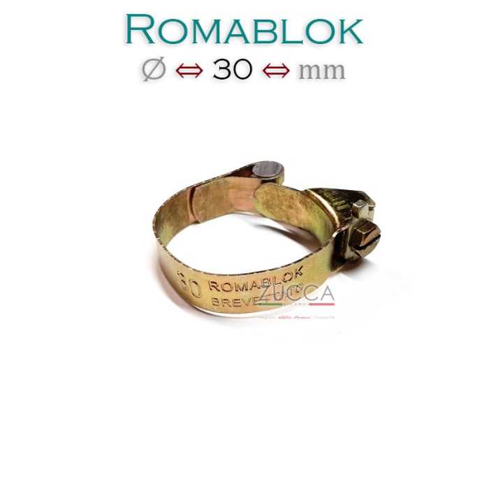Fascetta Manicotto "Romablok" Ø ⇔ 30 ⇔ mm