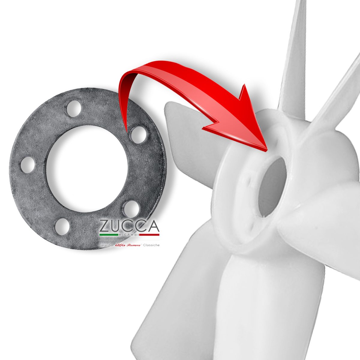 Uxcell – Paletta Ventola Di Ricambio In Plastica, 148x20 Mm, Bianca