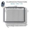 Kit (4 pz.) Guarnizioni Profilo Radiatore - 2 Supporti (105/115 - Carburatori)