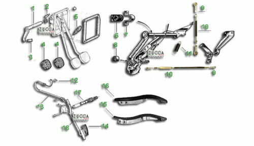 Schema Pedaliera e Leverismi Acceleratore Alfa Romeo