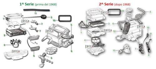 Schema Riscaldamento Alfa Romeo 105-115