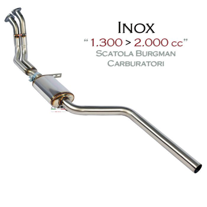 Sezione Anteriore - "INOX" (Serie 105/115 - Carburatori) Scatola BURMAN