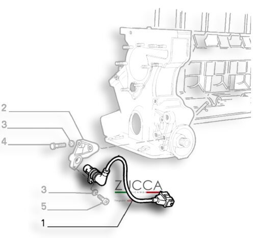 trasmettitore Giri su Puleggia Albero Motore 60513208 Alfa Romeo