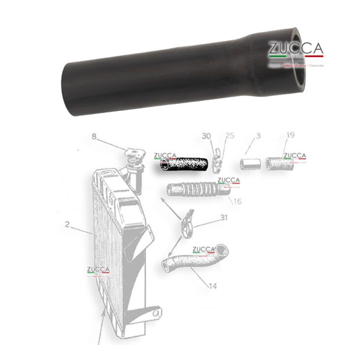 Manicotto Superiore (750/101 - Sprint / Ti Berlina) - "Termostato in linea"