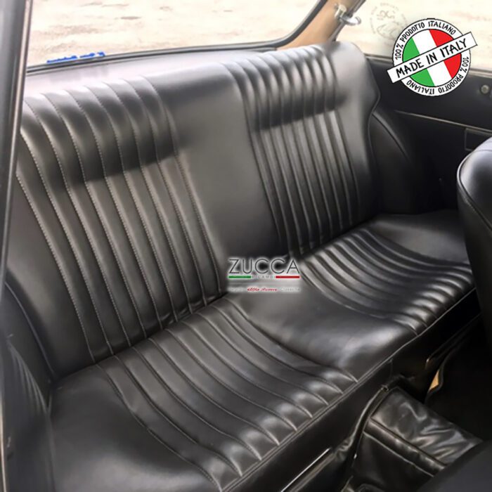 Fodera Sedile Posteriore (GT Junior 1.300 / 1.600 cc - 1966>72') - "Nero" - immagine 2