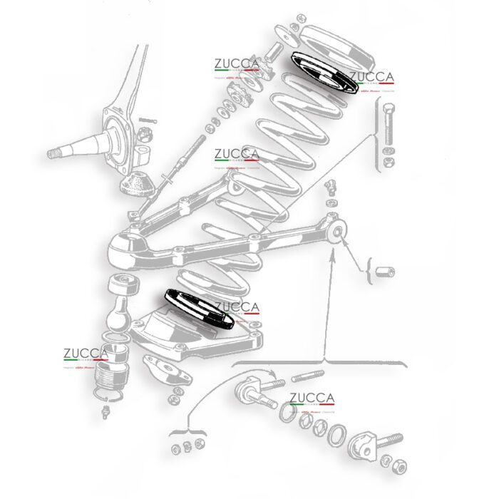 Kit 4 Anelli Molla Anteriore (750/101) - immagine 2