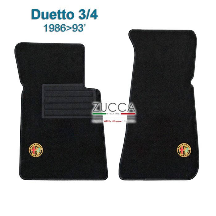 Tappetini (Duetto 3/4 - 1986>93') - "Neri Logo Colorato"