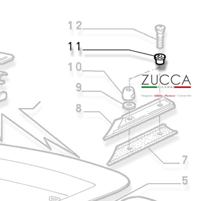 Bussola in Plastica su Piastrina Hard Top Duetto - immagine 2