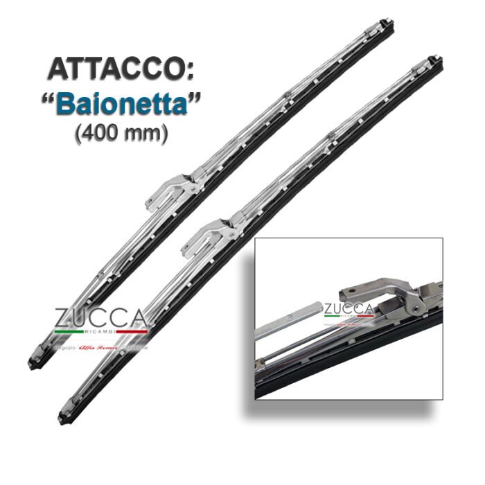 Coppia Spazzole (Alfetta/ Duetto dal 1970 in poi) - "Baionetta" CARELLO