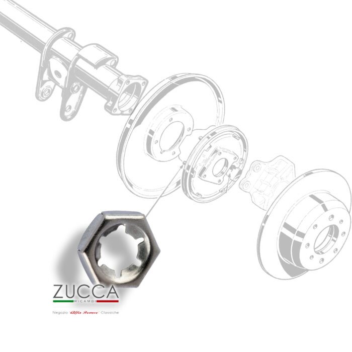 Controdado di Sicurezza - Fissaggio Supporto Pinza / Ganasce (SW17 / M10 - INOX A4)