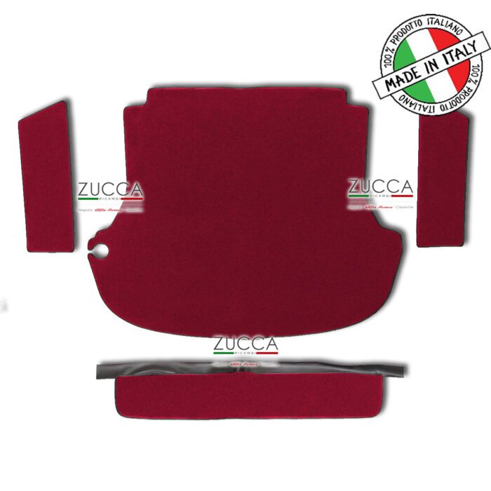 Tappeti Baule Moquette Rosso (Duetto 66>69) - Qualità