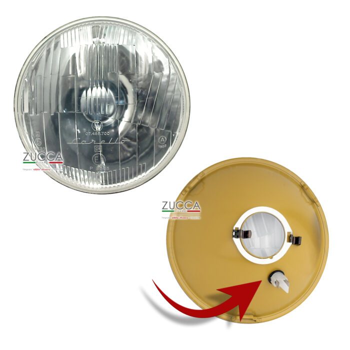 Faro Ant. Bilux / 7" (1900 - 750/101 - 102/106) con Luce di Posizione