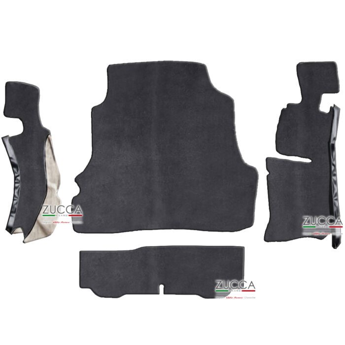 Tappeti Baule Moquette Nera (Duetto U.S.A. Spica + Duetto 87>89' I.E.)